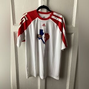 Adidas 2010 NBA All Star Kobe Bryant Red and White Graphic Tee